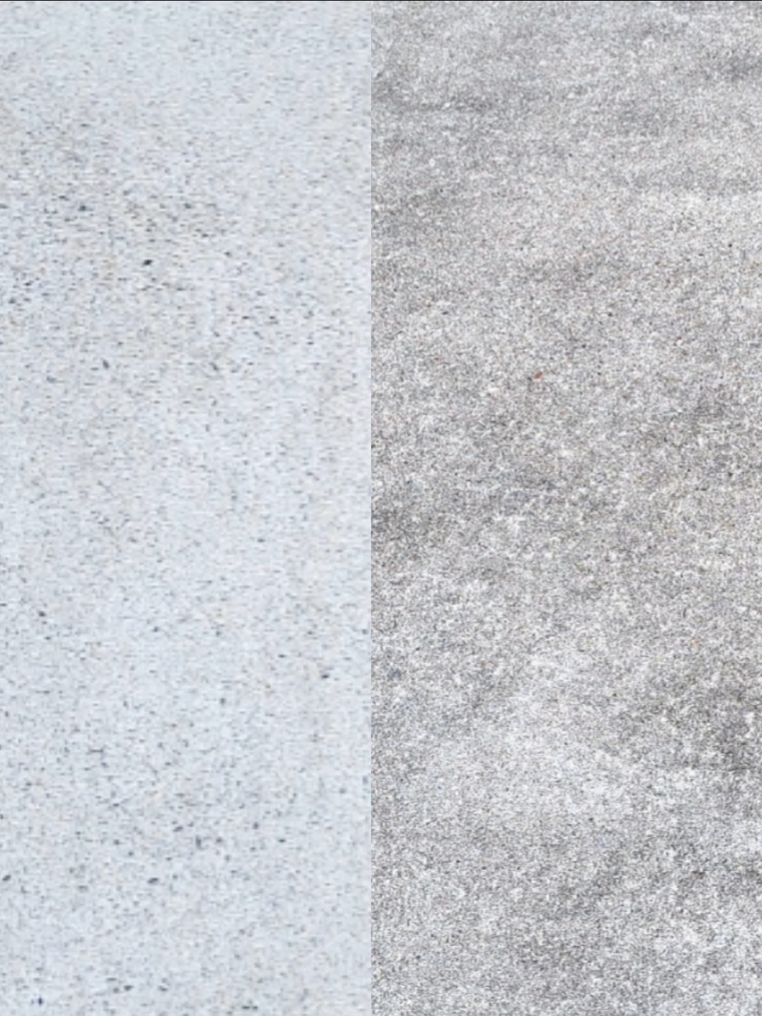 Pressure washing a stained concrete driveway in St. Charles, MO